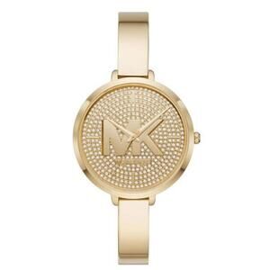 Michael Kors Pave Gold Stainless Crystal Logo Women’s Watch